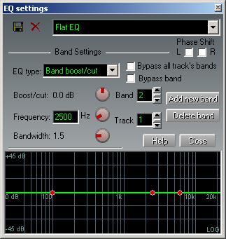 (Bild) n-Track's EQ-Fenster